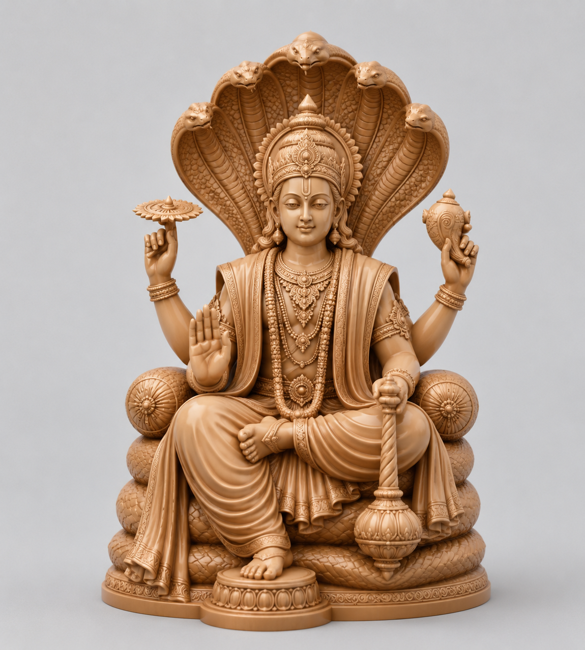 Vishnu Ji Model V3 3D Model (5 Inch)